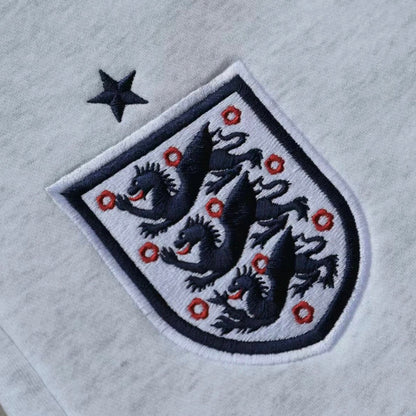 England Crest Tracksuit Shorts (Grey)