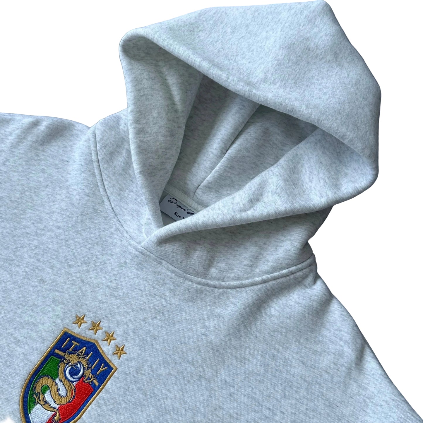 Italy Crest Tracksuit Hoodie (Grey)