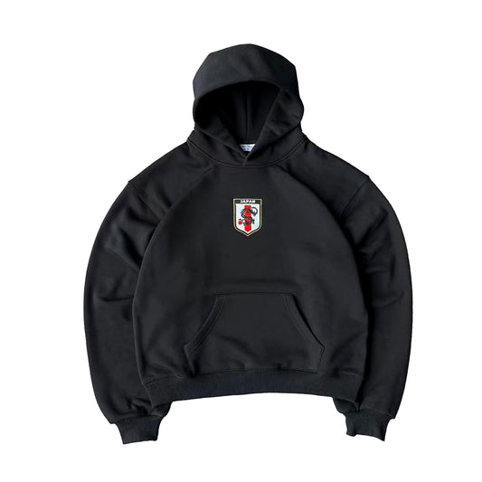 Japan Crest Tracksuit Hoodie (Black)