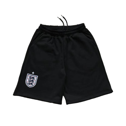England Crest Tracksuit Shorts (Black)