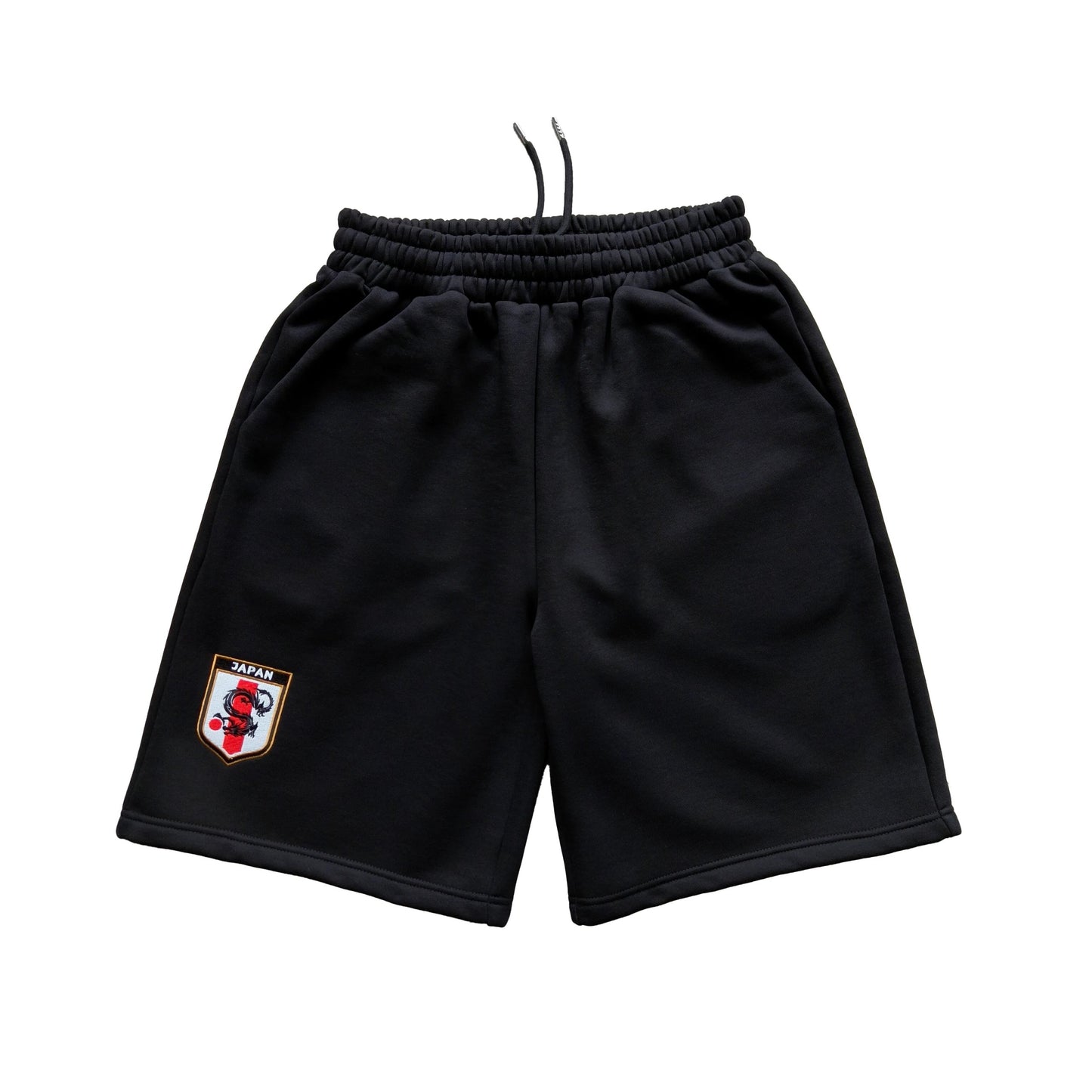 Japan Crest Tracksuit Shorts (Black)