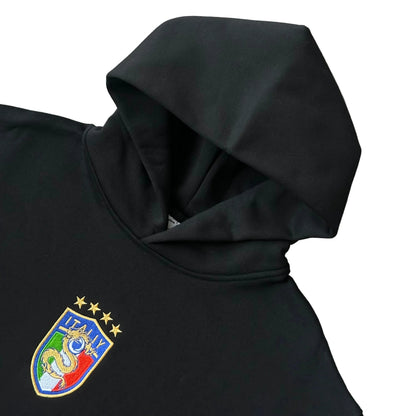 Italy Crest Tracksuit Hoodie (Black)