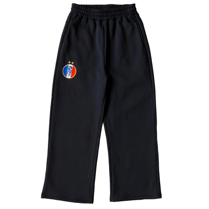 France Crest Tracksuit Pants (Black)