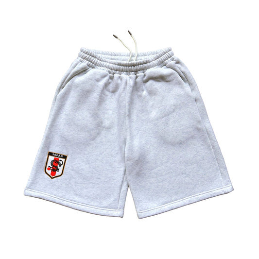 Japan Crest Tracksuit Shorts (Grey)