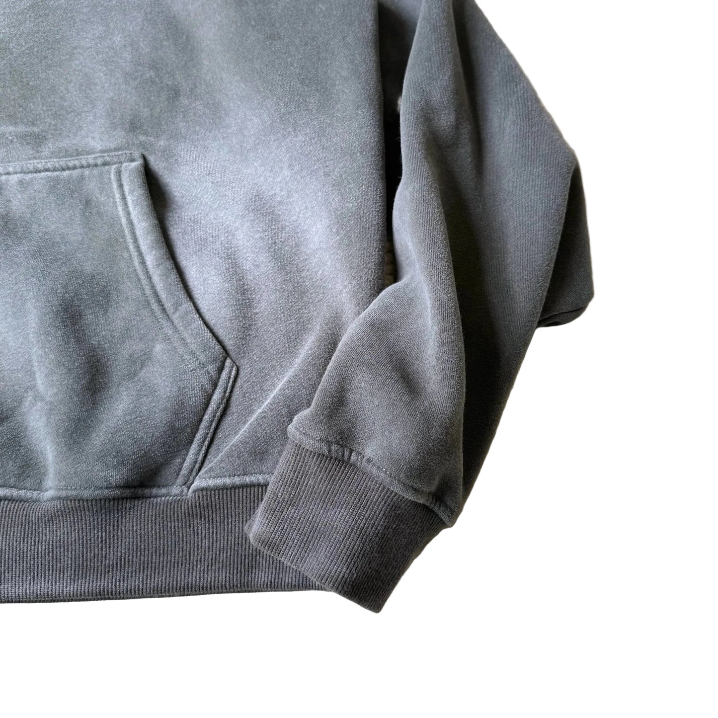 Vintage Dark Wash Zip (Grey)