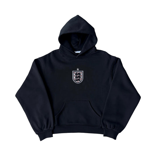 England Crest Tracksuit Hoodie (Black)