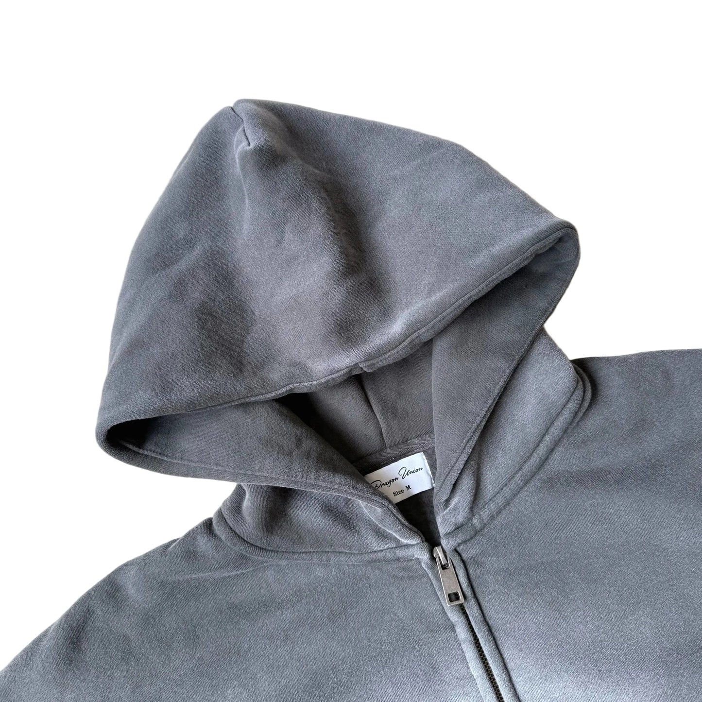 Vintage Dark Wash Zip (Grey)
