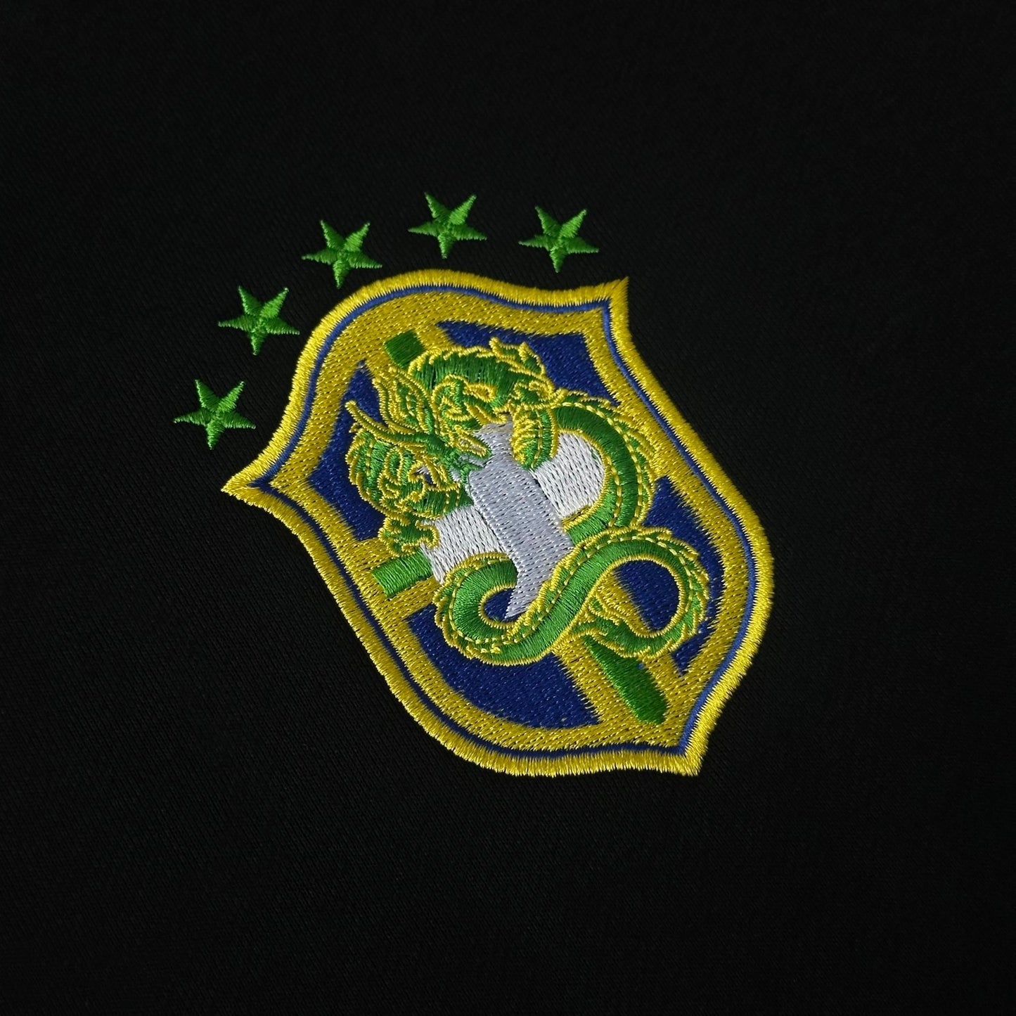 Brazil Crest Tracksuit Pants (Black)