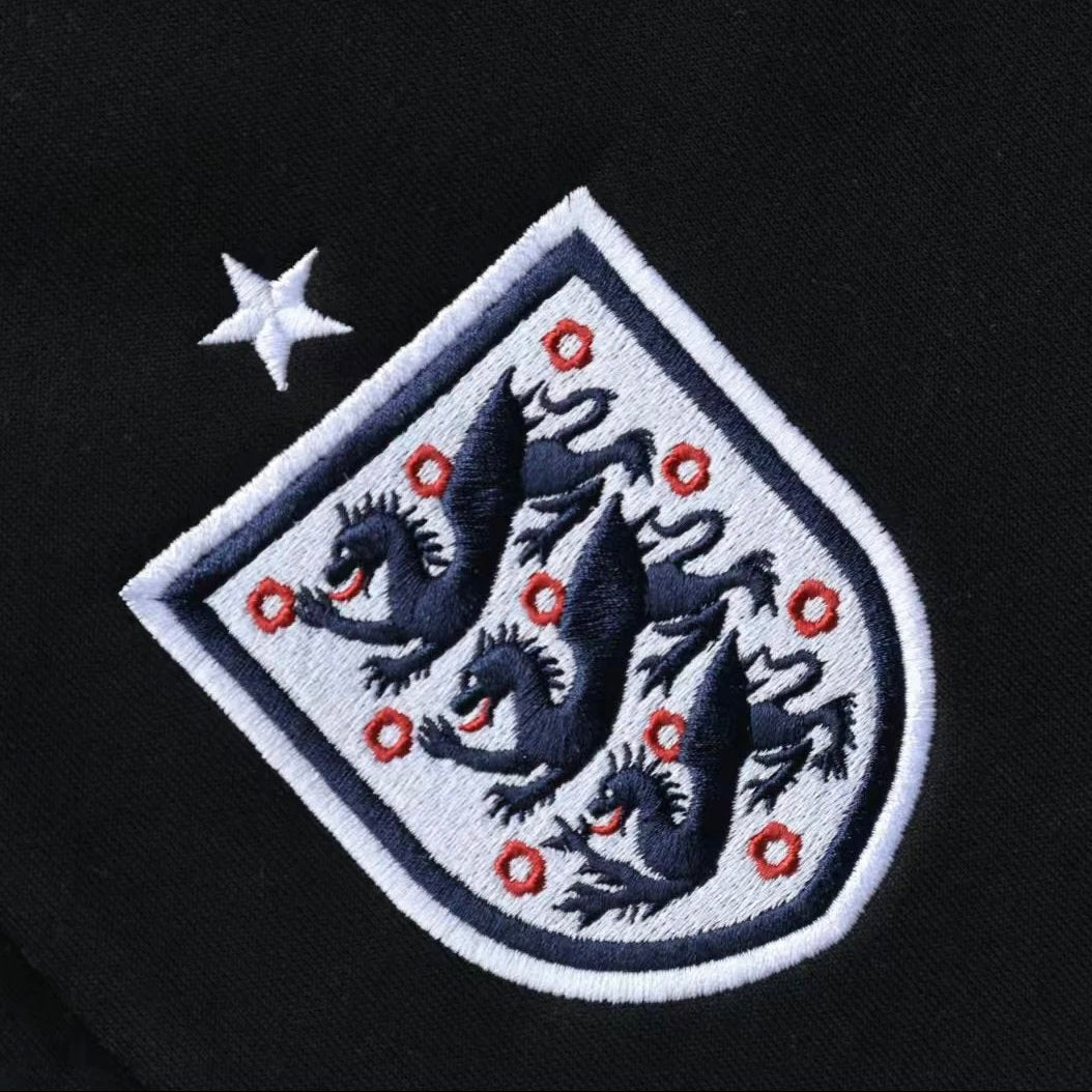 England Crest Tracksuit Shorts (Black)