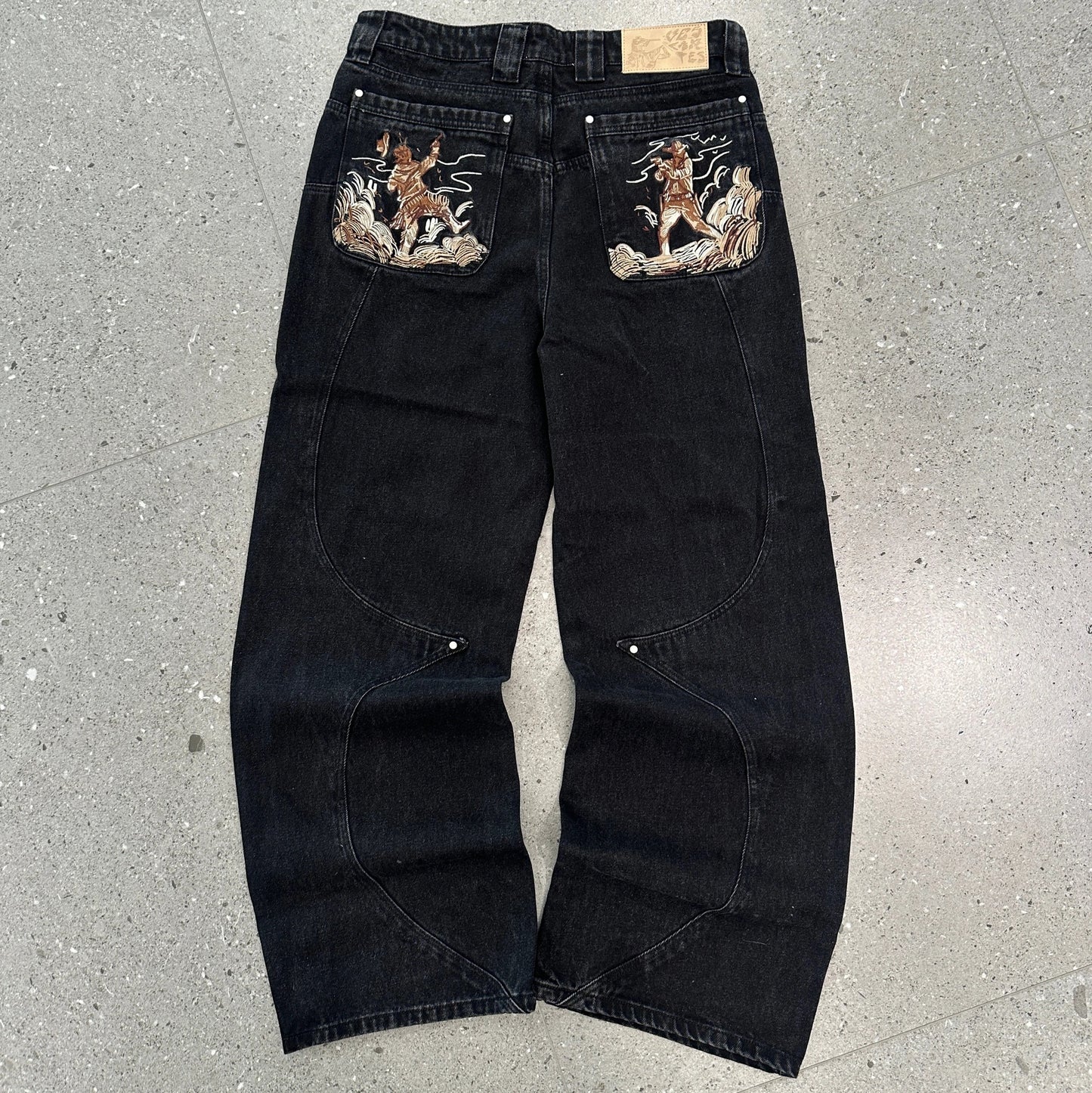 VCT033 New Western jeans (Black)