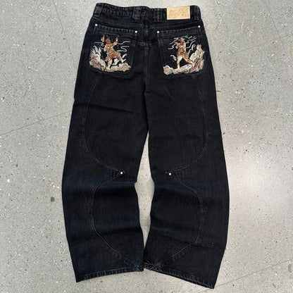 VCT033 New Western jeans (Black)