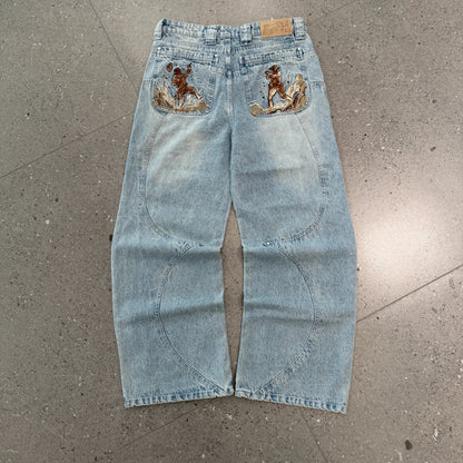 VCT033 New Western jeans (Blue)