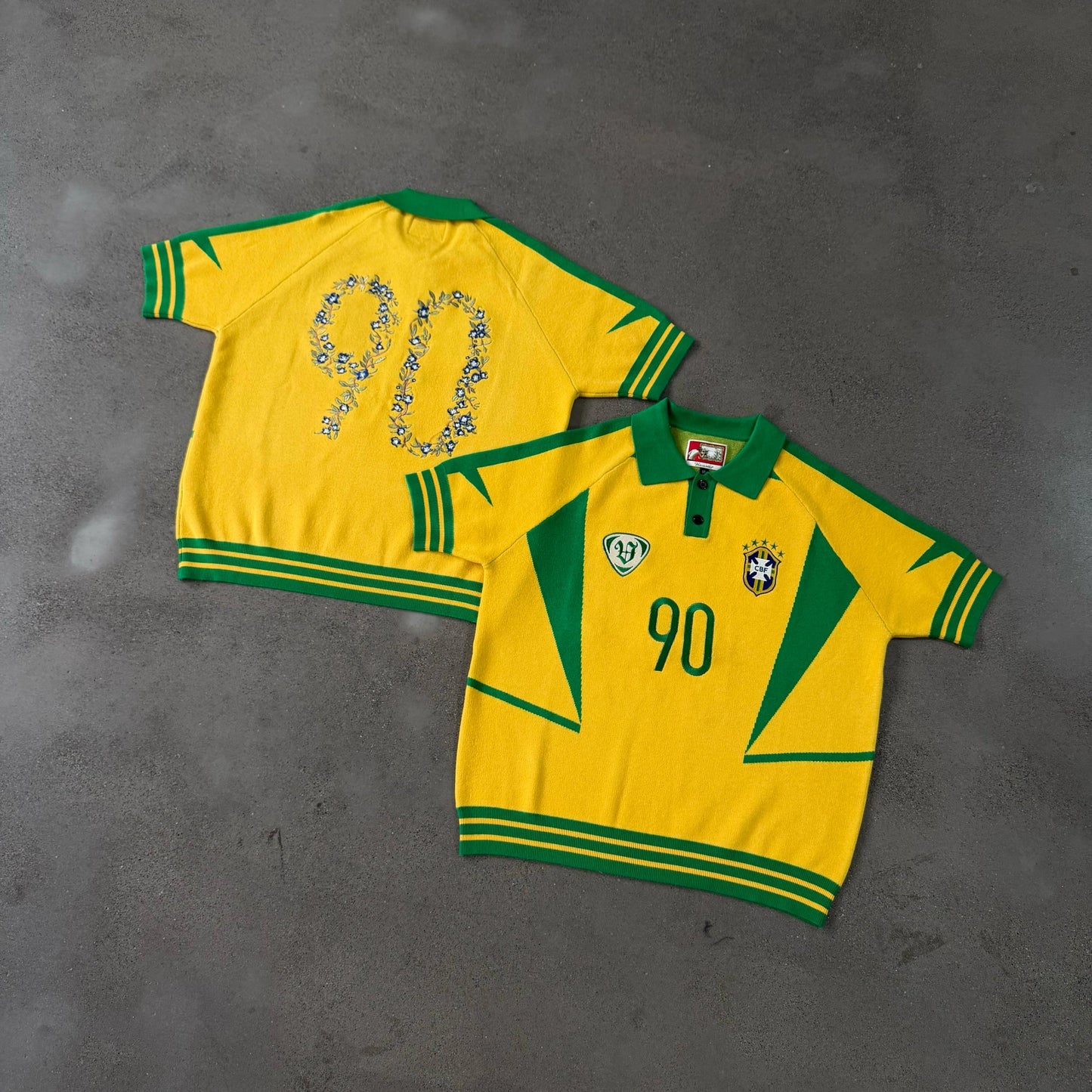 VCT030 Brazil team knit sweater