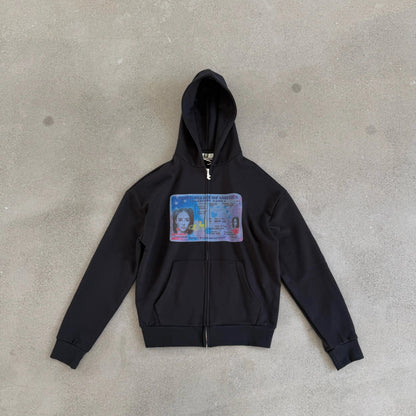 DP US Passport Zipper (Black)